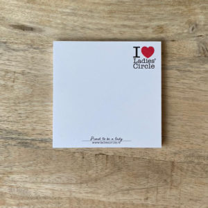 Notitieblokje I love LC (5x)