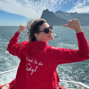 Hoodie: Proud to be a Lady! Dunne stof - SALE!!