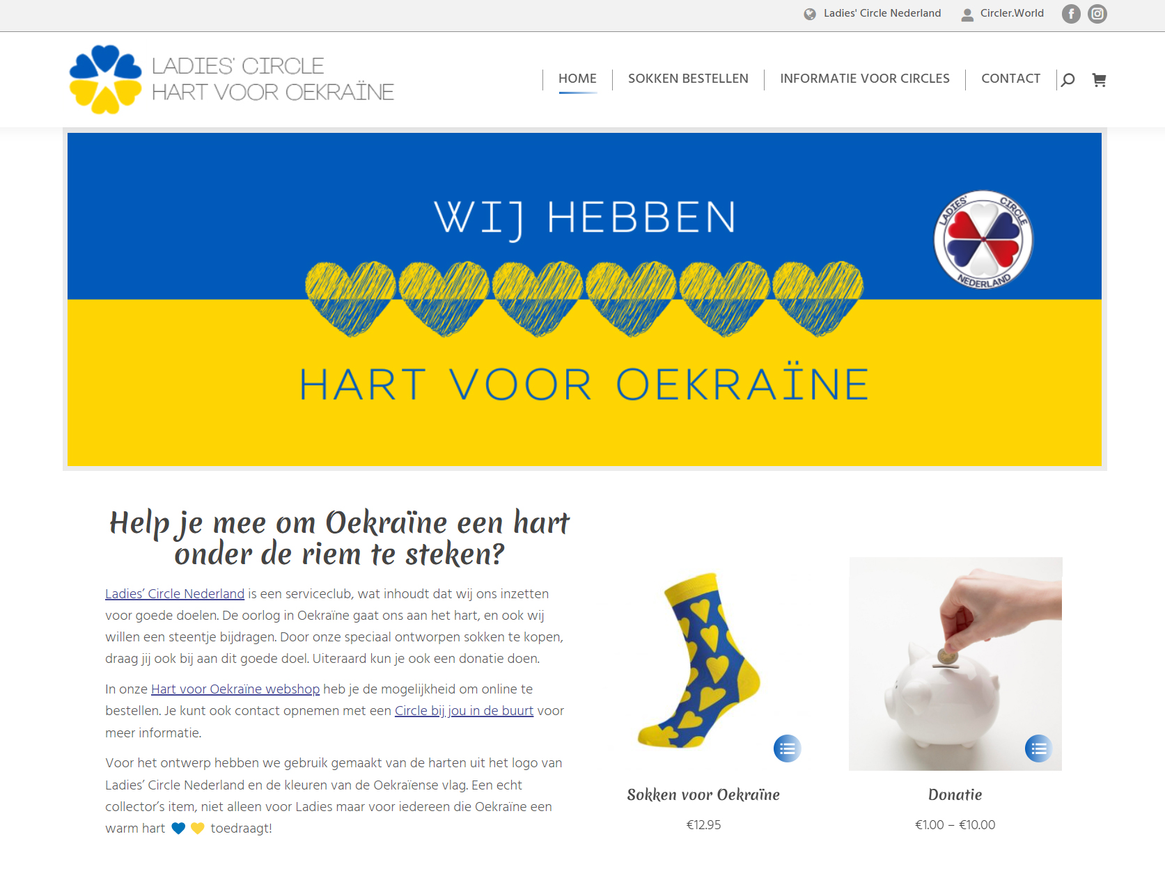 Website printscreen