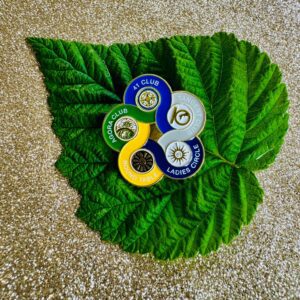 Sidebyside pin 5-clubs